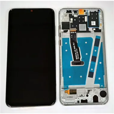 Pantalla lcd para Huawei P30 Lite mas tactil negro mas marco plata compatible Nova 4E p30lite P30 Lite 2020 mar-lx1