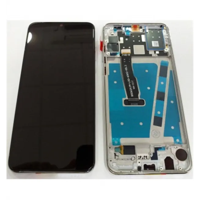 Huawei P30 Lite Nova 4E P30 Lite 2020 MAR-LX2 pantalla lcd + tactil negro + marco plata premium