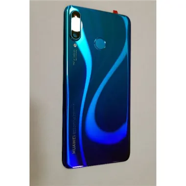 Tapa trasera o tapa bateria azul para Huawei P30 Lite Nova 4E 02352RPY + lector de huella + cristal camara Service 