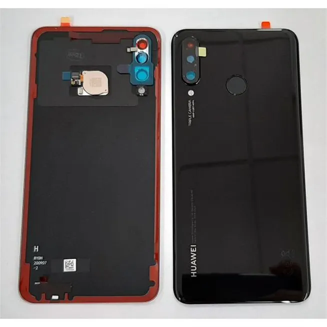 Tapa trasera o tapa bateria negra para Huawei P30 Lite Nova 4E 02352RPV Service Pack