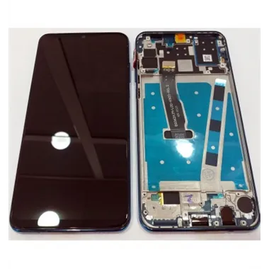 Huawei P30 Lite Nova 4E P30 Lite 2020 MAR-LX2 pantalla lcd + tactil negro + marco azul premium