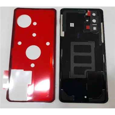 Tapa trasera o tapa baterÃ­a negro para Huawei P30 Pro 02352PBU + cristal lente + adhesivo Service Pack Premium