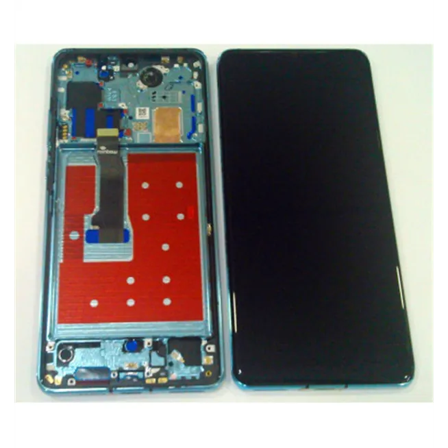 Pantalla LCD para Huawei P30 Pro VOG-AL00 VOG-AL10 VOG-L09 VOG-L29 VOG-TL00 mas tactil negro + marco azul claro com