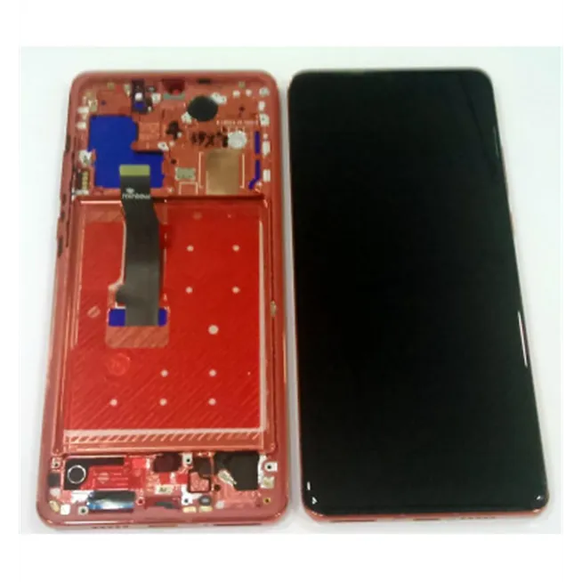 Pantalla LCD para Huawei P30 Pro VOG-AL00 VOG-AL10 VOG-L09 VOG-L29 VOG-TL00 mas tactil negro + marco rojo compatibl