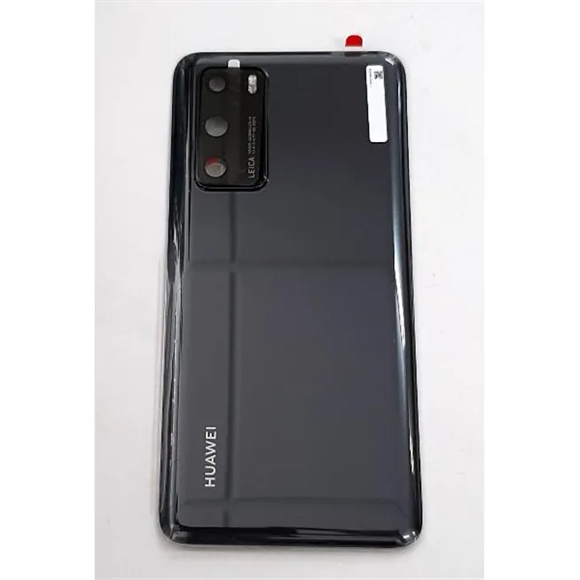 Tapa trasera o tapa bateria negra para Huawei P40 02353MBJ Service Pack