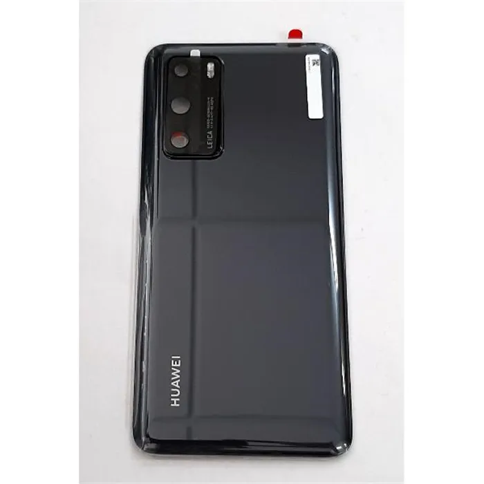 Tapa trasera o tapa bateria negra para Huawei P40 02353MBJ Service Pack