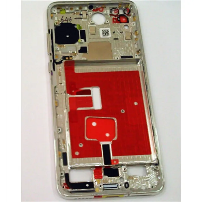 Carcasa central o marco plata para Huawei P40 calidad premium