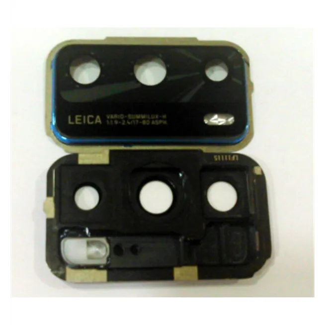 Cubierta camara azul para Huawei P40 calidad premium