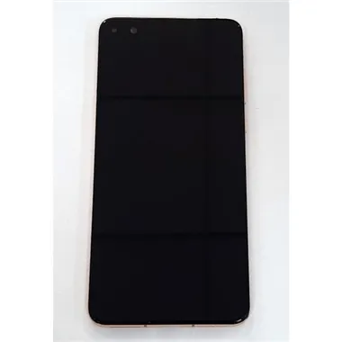 Pantalla lcd para Huawei P40 mas tactil negro mas marco dorado calidad premium