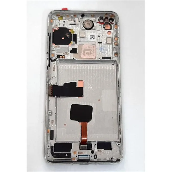 Pantalla lcd para Huawei P40 mas tactil negro mas marco plata calidad premium