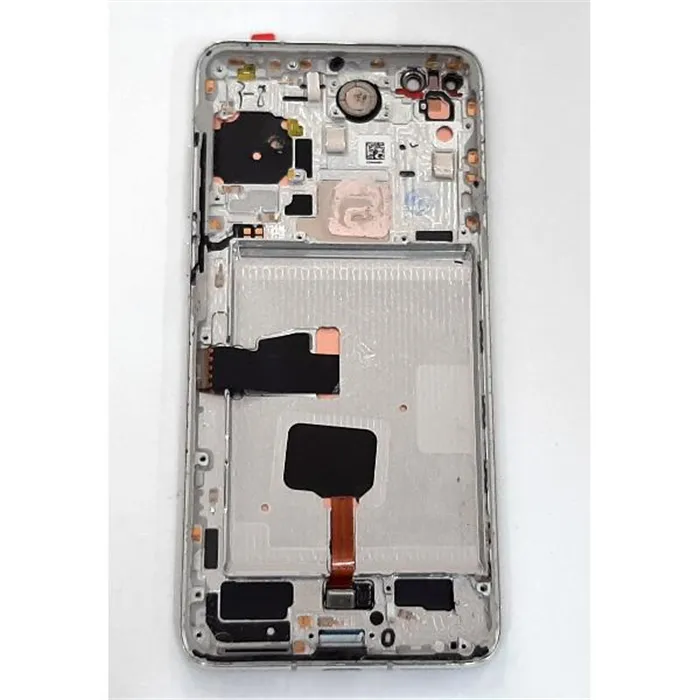 Pantalla lcd para Huawei P40 mas tactil negro mas marco plata calidad premium