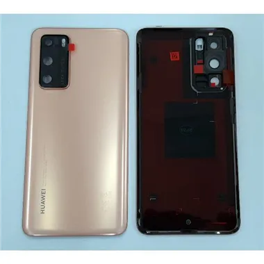 Tapa trasera o tapa bateria dorada para Huawei P40 02353MGD Service Pack