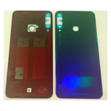 Tapa trasera o tapa bateria azul aurora para Huawei P40 Lite E calidad premium