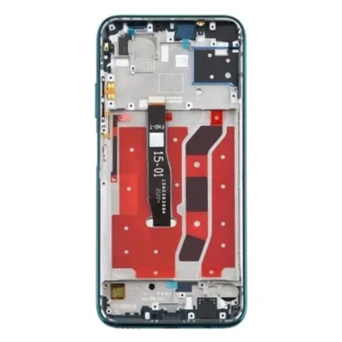 Pantalla lcd para Huawei P40 Lite mas tactil negro mas marco azul calidad premium
