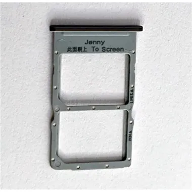 Soporte o bandeja dual sim dorada para Huawei P40 Lite calidad premium