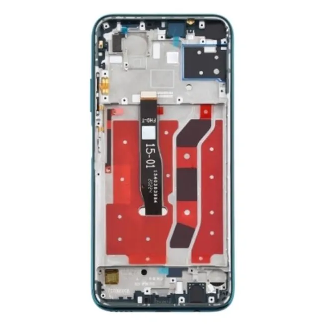 Pantalla lcd para Huawei P40 Lite mas tactil negro mas marco azul compatible