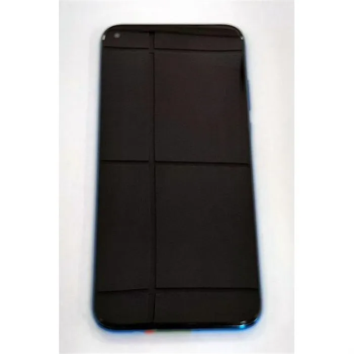Pantalla lcd para Huawei P40 Lite mas tactil negro mas marco azul compatible