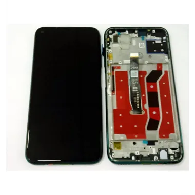 Pantalla lcd para Huawei P40 Lite mas tactil negro mas marco verde calidad premium