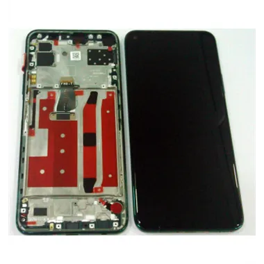 Pantalla lcd para Huawei P40 Lite 5G mas tactil negro mas marco verde calidad premium