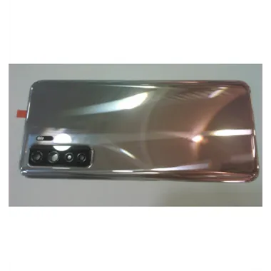 Tapa trasera o tapa bateria plata para Huawei P40 Lite 5G mas cubierta camara plata
