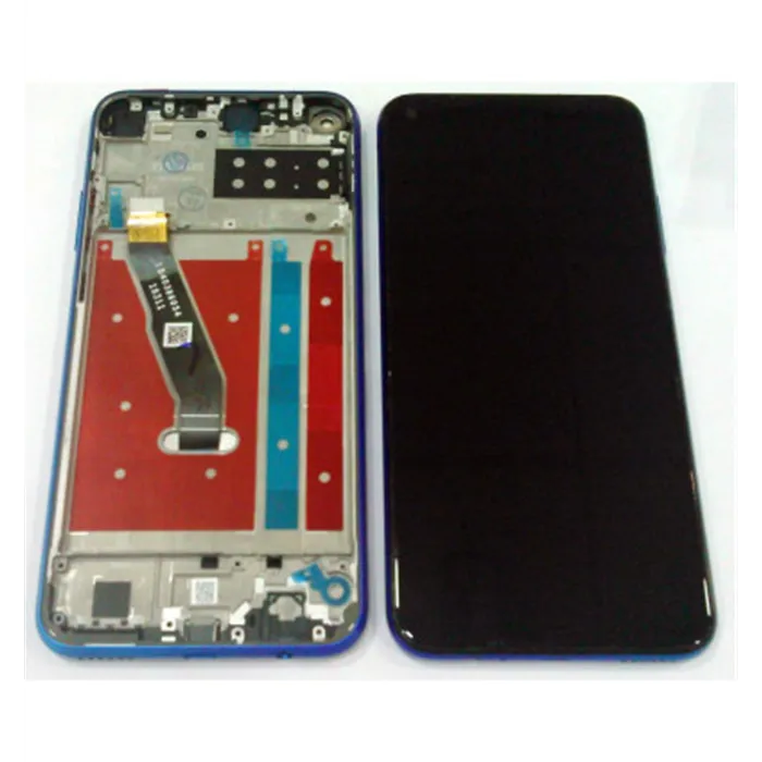 Pantalla lcd para Huawei P40 Lite E Y7P 2020 Honor Play 3 Enjoy 10 mas tactil negro mas marco azul calidad premium