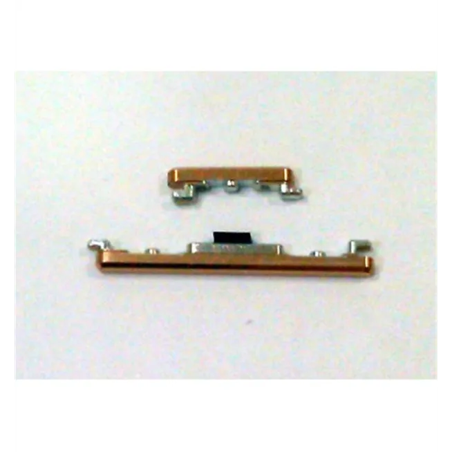 Set 2 botones dorados para Huawei P40 Pro calidad premium