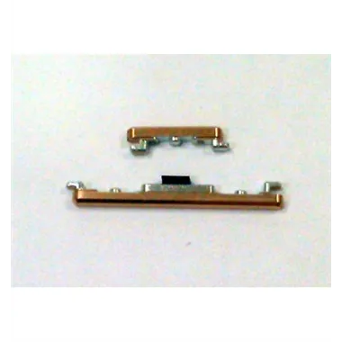 Set 2 botones dorados para Huawei P40 Pro calidad premium