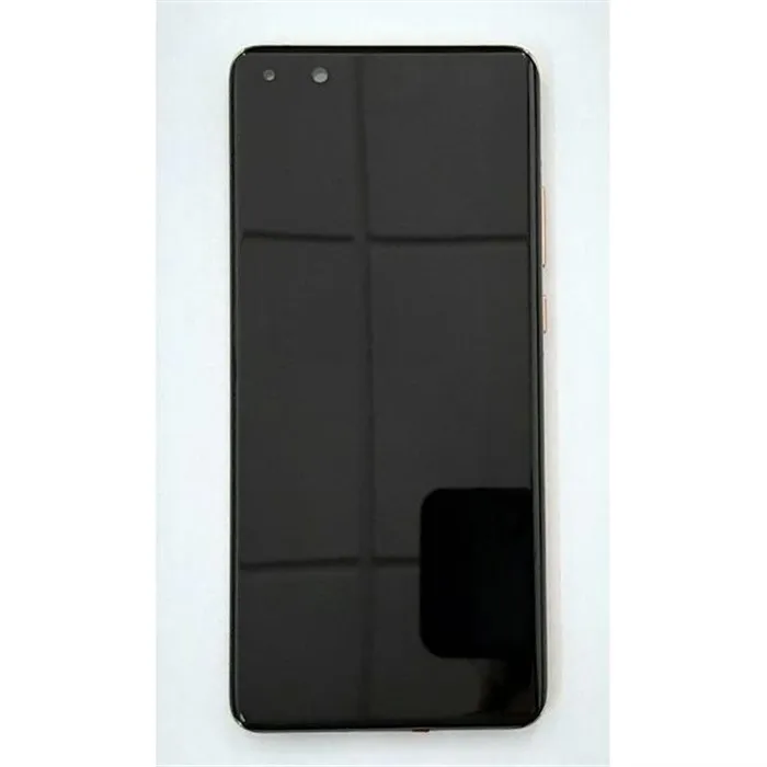 Pantalla lcd para Huawei P40 Pro ELS-NX9 ELS-N04 mas tactil negro mas marco dorado Service Pack