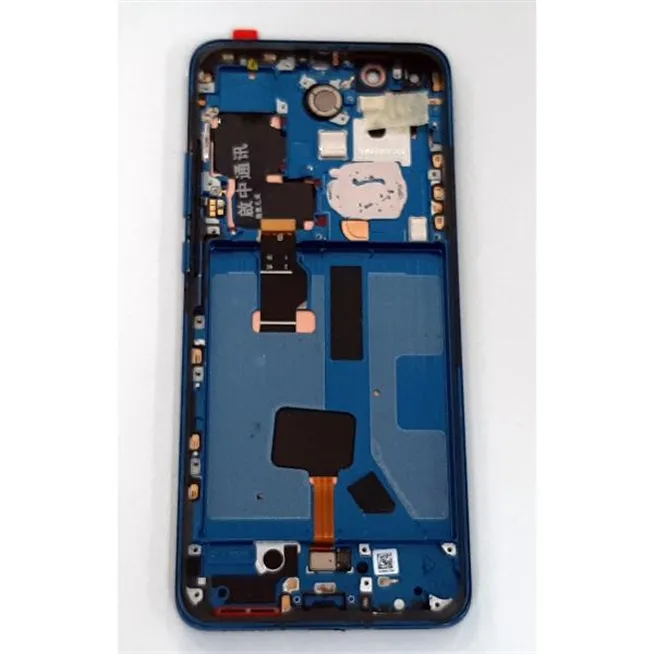 Pantalla lcd para Huawei P40 Pro ELS-NX9 ELS-N04 mas tactil negro mas marco azul calidad premium