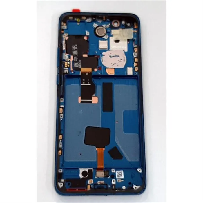 Pantalla lcd para Huawei P40 Pro ELS-NX9 ELS-N04 mas tactil negro mas marco azul calidad premium