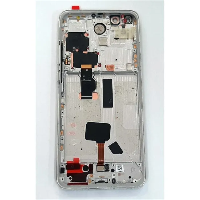 Pantalla lcd para Huawei P40 Pro ELS-NX9 ELS-N04 mas tactil negro mas marco plata calidad premium