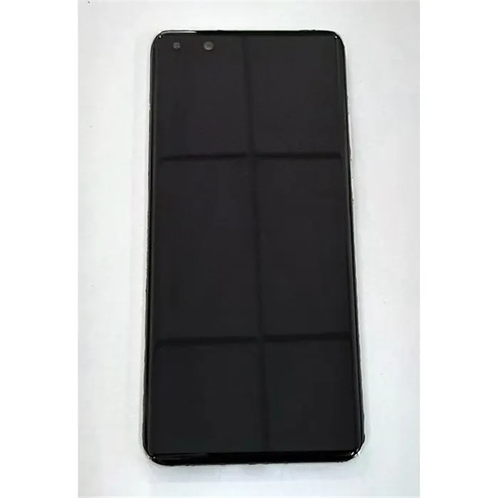 Pantalla lcd para Huawei P40 Pro ELS-NX9 ELS-N04 mas tactil negro mas marco plata calidad premium