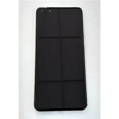 Pantalla lcd para Huawei P40 Pro ELS-NX9 ELS-N04 mas tactil negro mas marco plata calidad premium