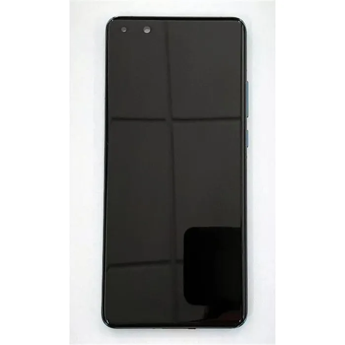 Pantalla lcd para Huawei P40 Pro ELS-NX9 ELS-N04 mas tactil negro mas marco azul Service Pack