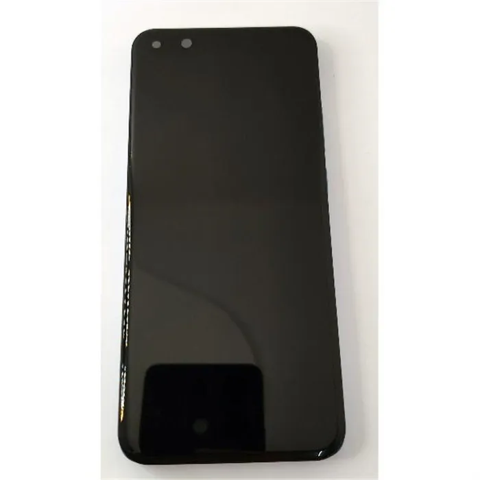 Pantalla lcd para Huawei P40 Pro mas tactil negro con marco azul compatible TFT