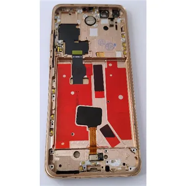 Pantalla lcd para Huawei P40 Pro mas tactil negro con marco dorado compatible TFT