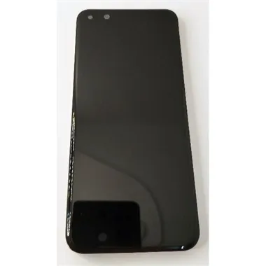 Pantalla lcd para Huawei P40 Pro mas tactil negro con marco dorado compatible TFT