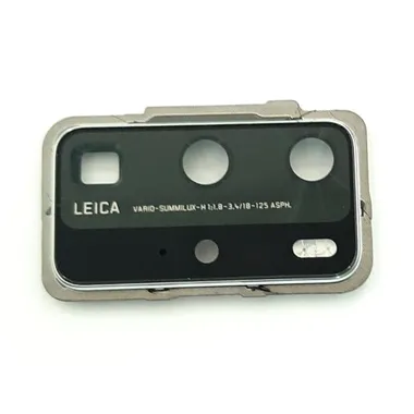 Cubierta camara gris para Huawei P40 Pro calidad premium