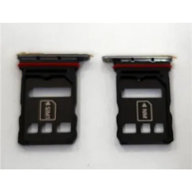 Soporte o bandeja dual sim negra para Huawei P50 calidad premium