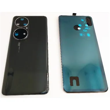 Tapa trasera o tapa bateria negra para Huawei P50 Pro mas cristal camara