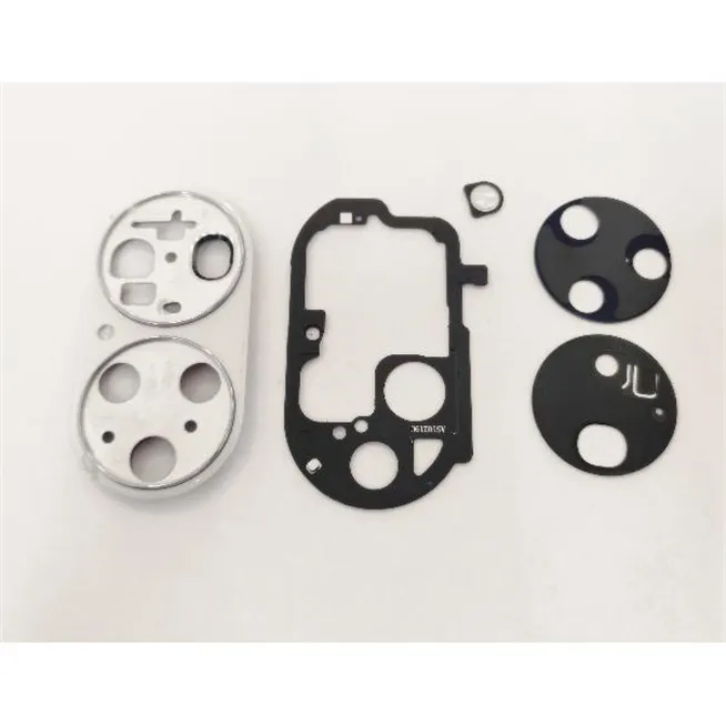 Cubierta camara plata para Huawei P50 Pro mas cristal camara calidad premium