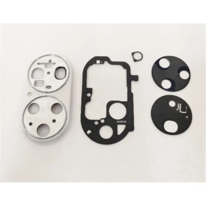 Cubierta camara plata para Huawei P50 Pro mas cristal camara calidad premium