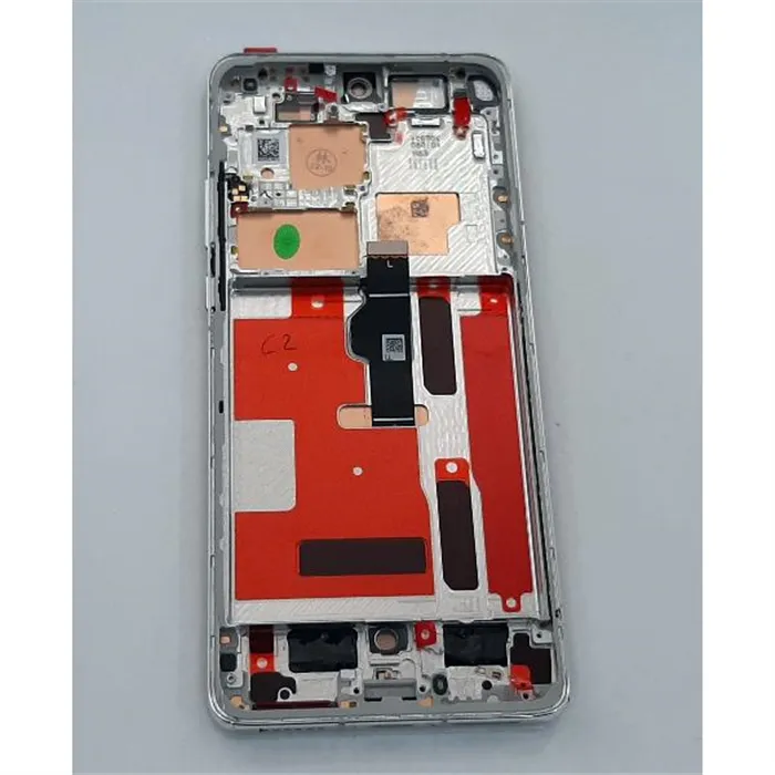 Pantalla lcd para Huawei P50 Pro mas tactil negro mas marco plata calidad premium