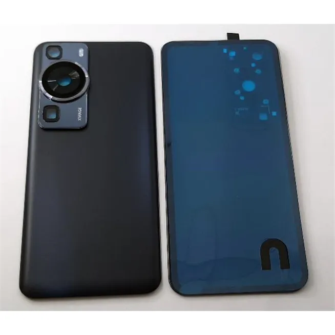 Tapa trasera o tapa bateria negra para Huawei P60 Pro mas cubierta camara