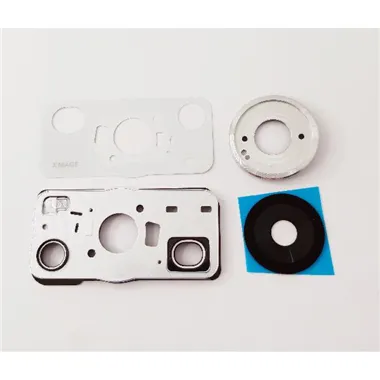 Lente de camara para Huawei P60 Pro con marco blanco calidad premium