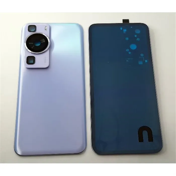 Tapa trasera o tapa bateria purpura para Huawei P60 Pro mas cubierta camara