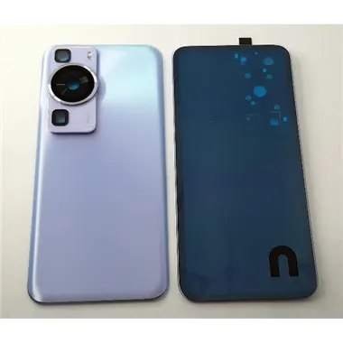 Tapa trasera o tapa bateria purpura para Huawei P60 Pro mas cubierta camara