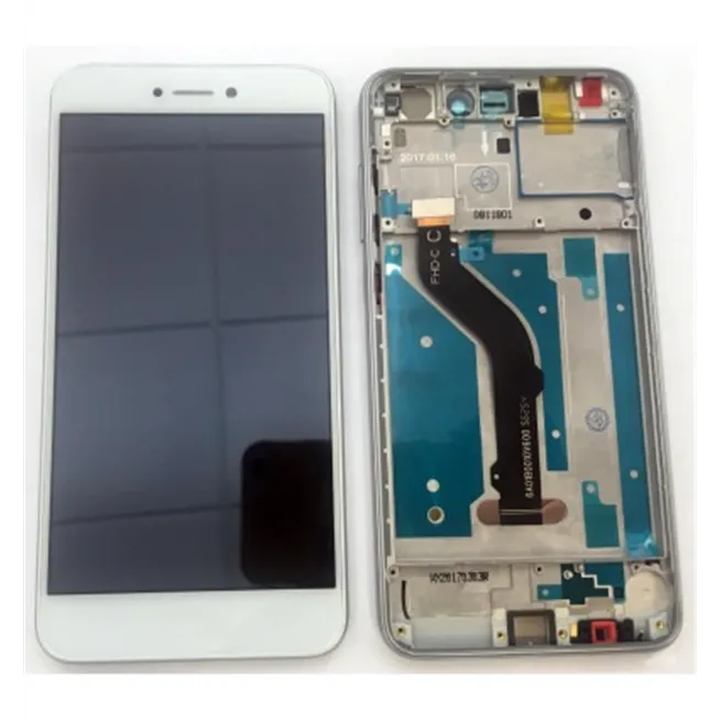 Huawei P8 Lite 2017 pantalla lcd + tactil blanco + marco premium
