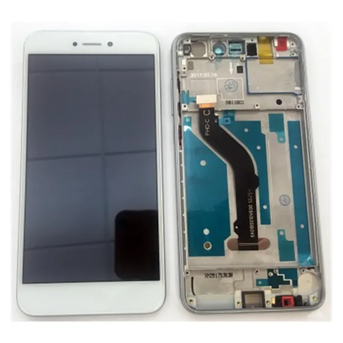 Huawei P8 Lite 2017 pantalla lcd + tactil blanco + marco premium