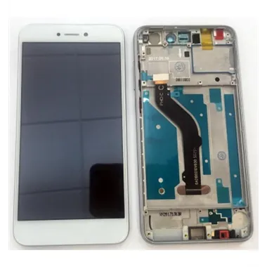 Huawei P8 Lite 2017 pantalla lcd + tactil blanco + marco premium